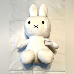 Miffy Soft White Plush Bunny-15 Inch